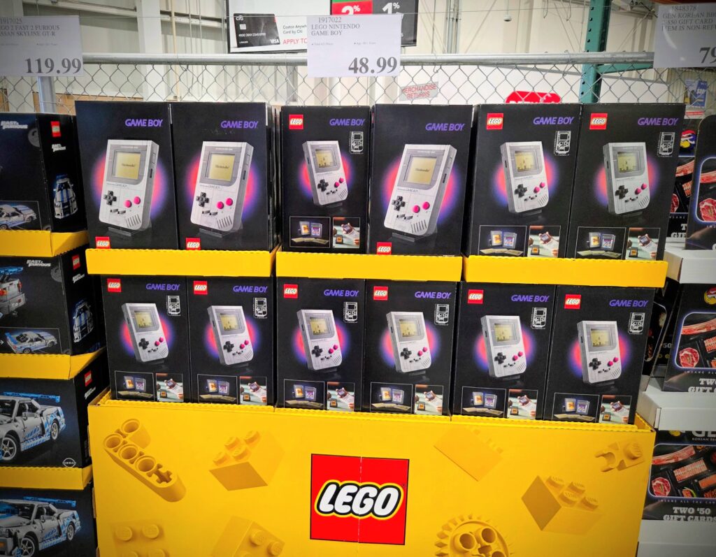 Costco is already selling piles of Lego Game Boys cheaper than the Lego company