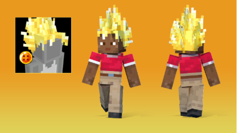 Minecraft Is Crossing Over With Dragonball Z, Including Free Super Saiyan Hair Out Now