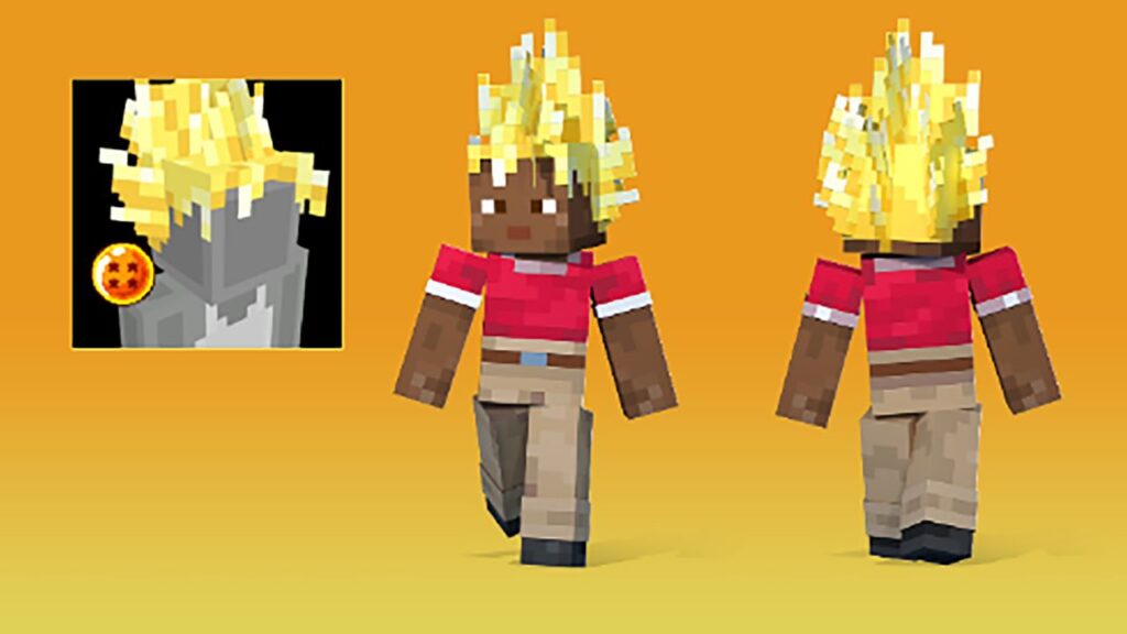 You can get free Super Saiyan Hair in Minecraft for a limited time — I didn’t see this Dragon Ball Z collab coming