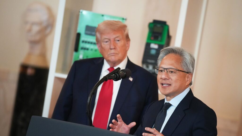 NVIDIA and OpenAI CEOs accompanying President Trump’s UK state visit — major AI projects on the agenda