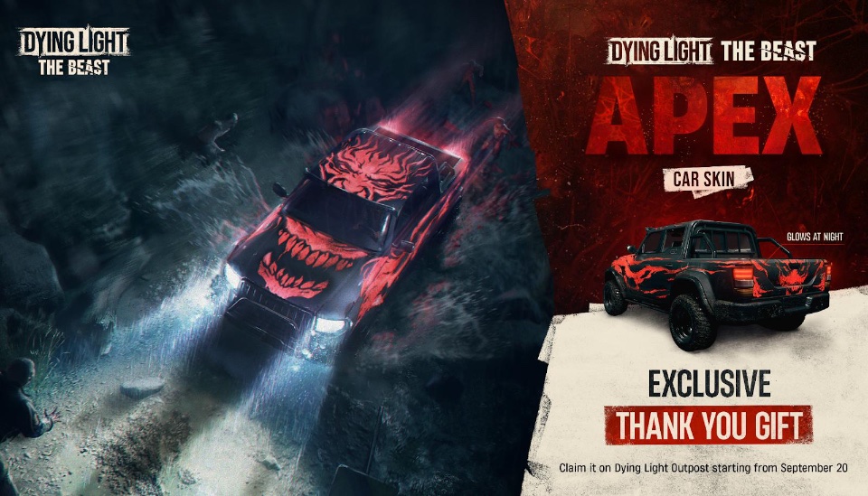 Dying Light: The Beast hits 1 million pre-orders and Techland deal out the free gifts