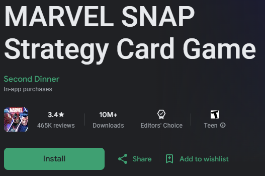 A Parent’s Guide to Marvel SNAP