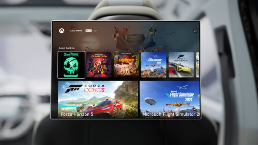 Microsoft and LG to bring Xbox Cloud Gaming to select cars