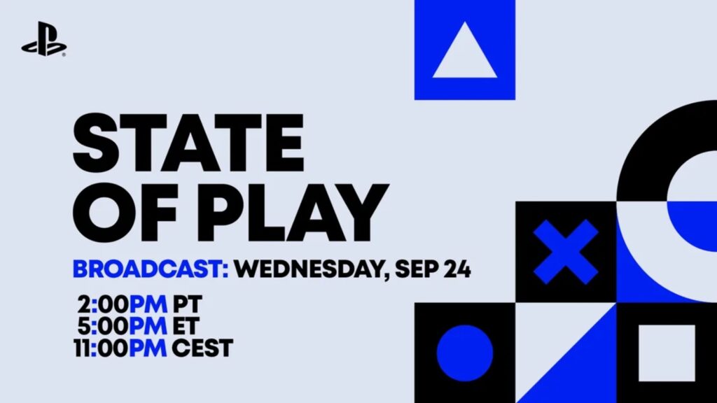 A new State of Play will be broadcast on September 24, 2025