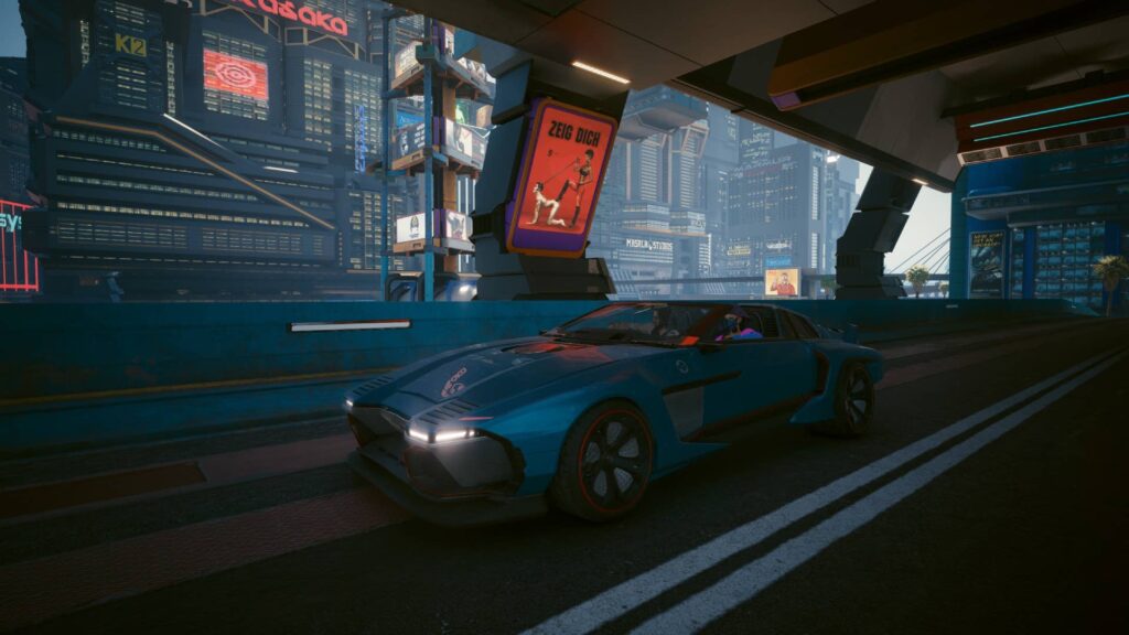 Cyberpunk 2077’s latest patch disengages autodrive’s sticky handbrake and gives it a pass to run every red light