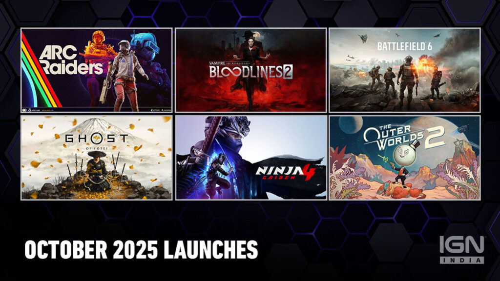 Upcoming Games Launching in October 2025: Here Are IGN India’s Picks Including Ghost of Yotei, Battlefield 6, and More