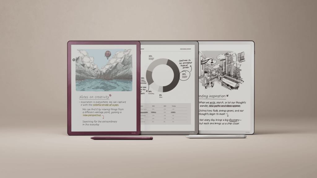 Amazon unveils new Kindle Scribe and Kindle Scribe Colorsoft