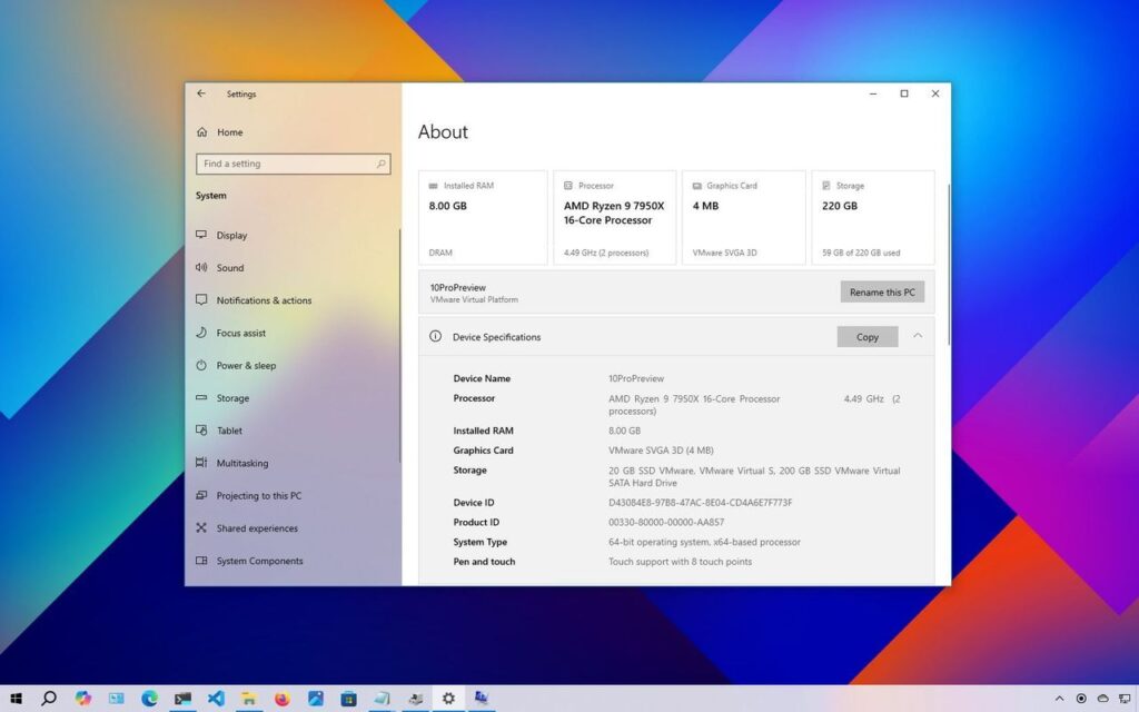 How to check your PC’s full specifications on Windows 10