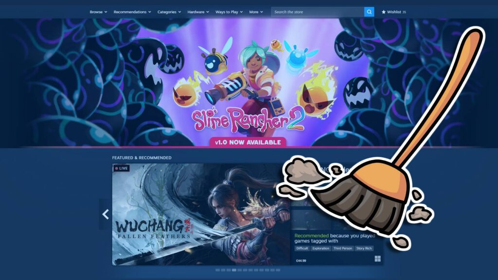 Steam gets a navigation-based overhaul and a much needed storefront tidy up