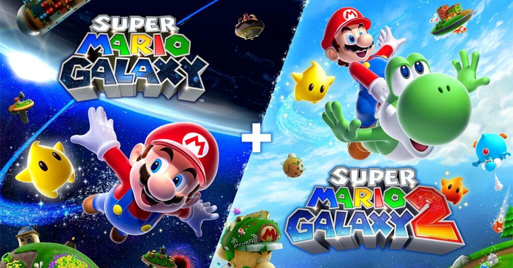 Super Mario Galaxy + Super Mario Galaxy 2 shows us the inside of its cover
