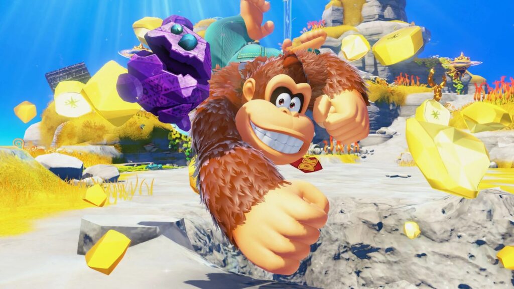 The DLC DK Island & Emerald Rush for Donkey Kong Bananza is available now