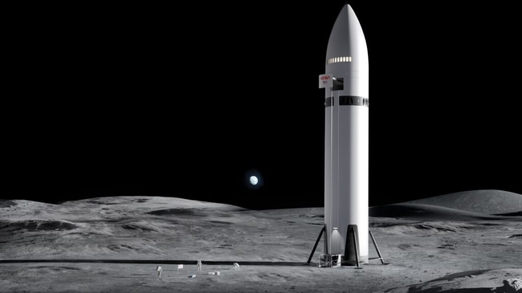 SpaceX teases simplified Starship as alarms sound over Moon landing delays