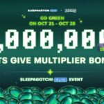 Green Pixel Sleepagotchi Lite Event
