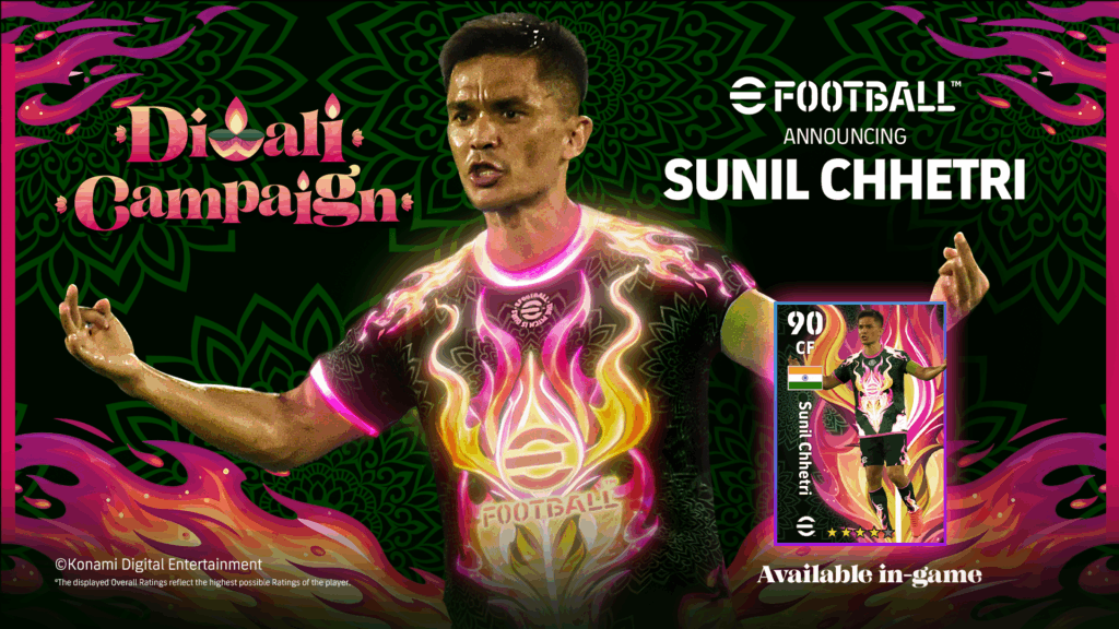 eFootball: Konami Collaborates With Sunil Chhetri for Exclusive In-Game Content and a National Tournament This Diwali