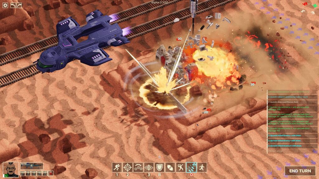Lead or destroy the revolution in Mars Tactics, an XCOM-like strategy game from Hooded Horse featuring throwable ammo and UBI