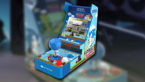 Sonic the Hedgehog Miniature Arcade Cabinet Coming Soon