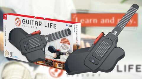 New Officially Licensed Switch Guitar Controller And Software Teaches You How To Play