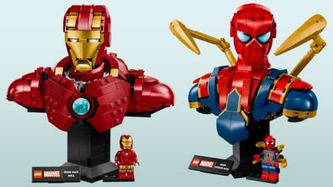 Lego’s New Spider-Man And Iron Man Busts Get Limited-Timed Discounts