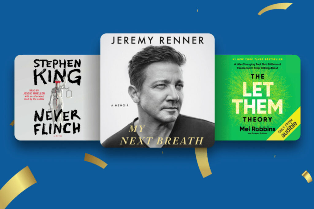 You can get three months of Audible’s subscription for $3