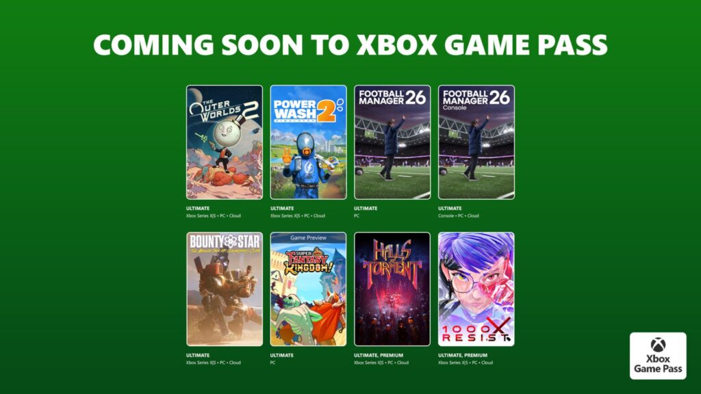 The Outer Worlds 2, Bounty Star, and Football Manager 26 Headline Wave 2 of October’s Game Pass