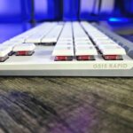 This sleek gaming keyboard brings a low-profile and magnetism to the table — as long as you can accept the wire