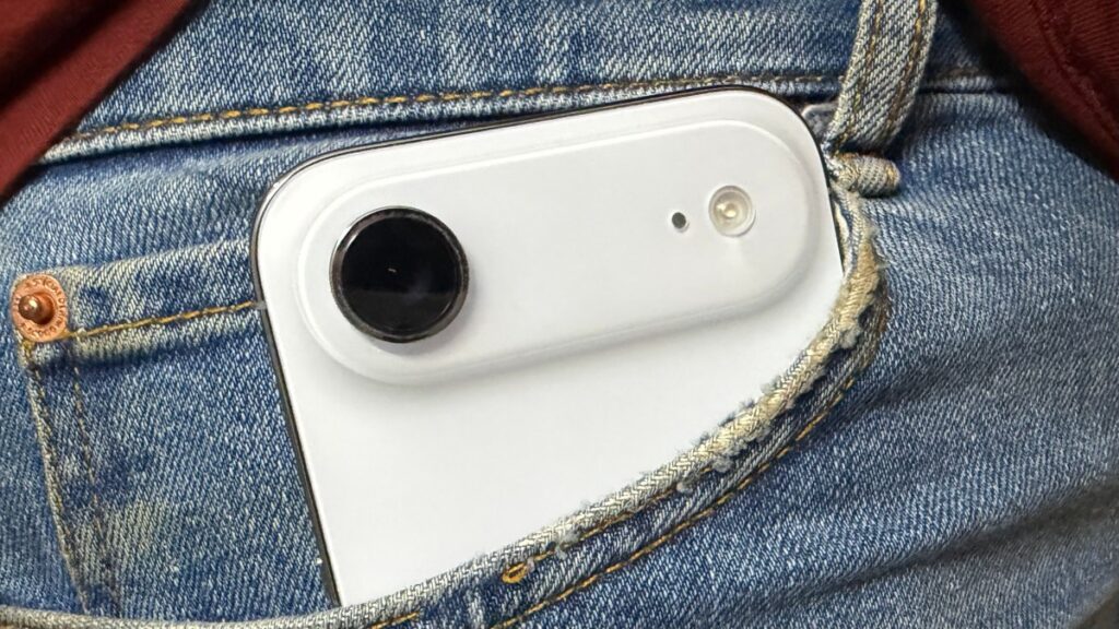 The iPhone Air is so light, I forgot it was in my pocket