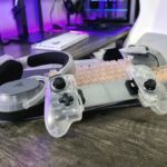 This gamer setup combines retro gaming with spooky season — I especially love the ghost-like mouse