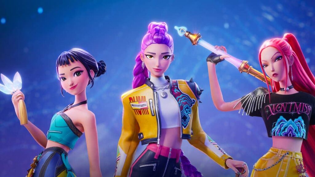 KPop Demon Hunters heads to Fortnite with Demon Rush, HUNTR/X  outfits, accessories, and emotes