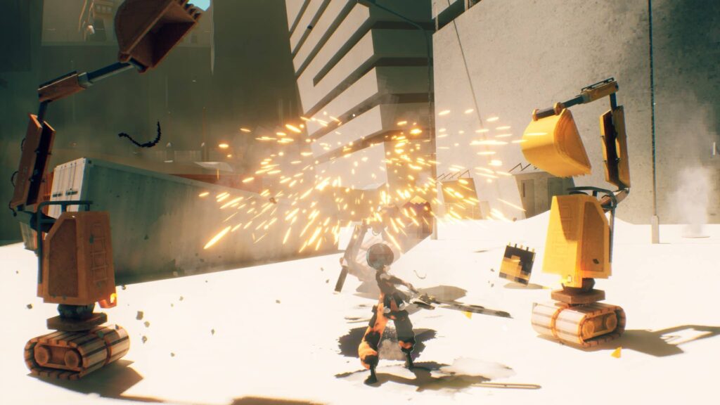 Motorslice’s demo is a promising and challenging taste of its chainsaw parkour