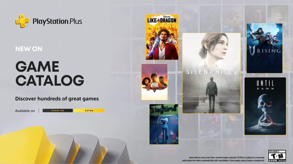 Silent Hill 2 Remake, Until Dawn Remake, and More Coming to PS Plus Extra/Premium on October 21st