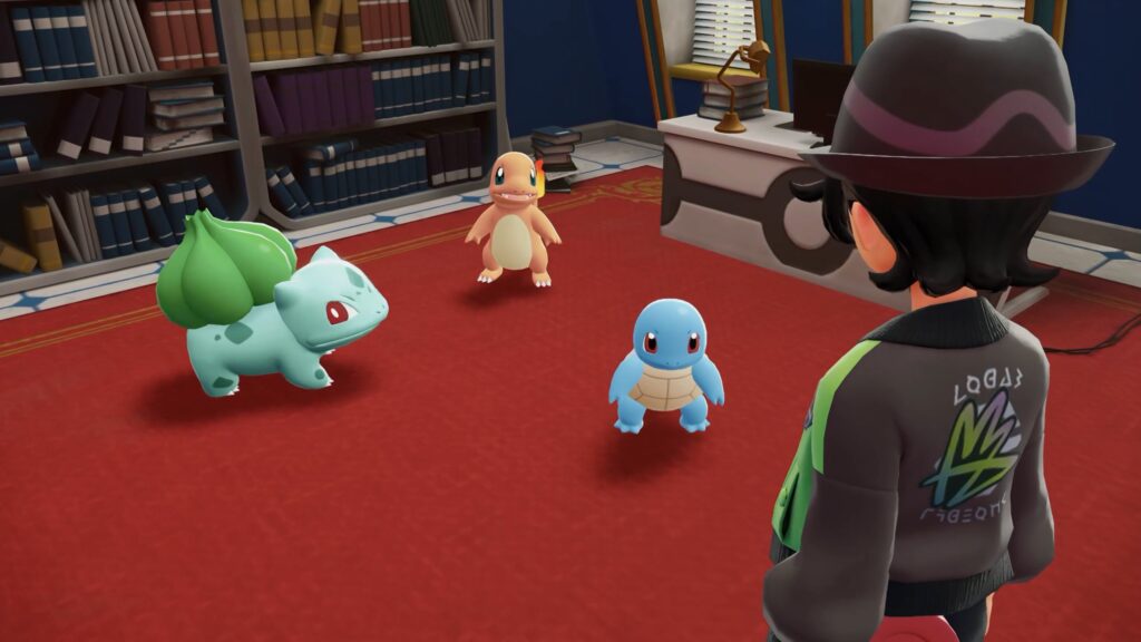 Pokémon Legends Z-A: Charmander, Squirtle and Bulbasaur location