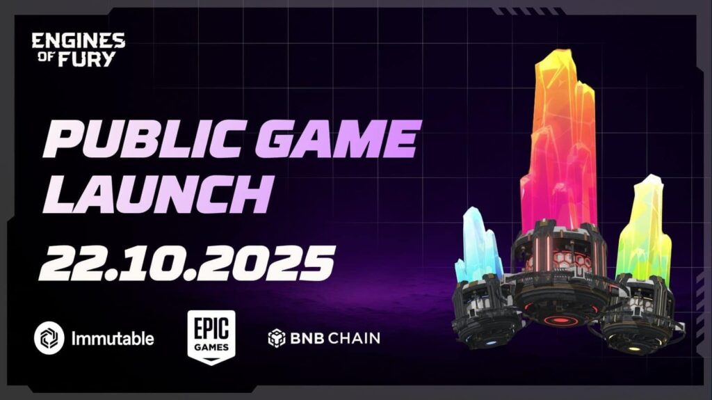 Engines of Fury Debuts on Epic Games with $1M in $FURY Rewards Today