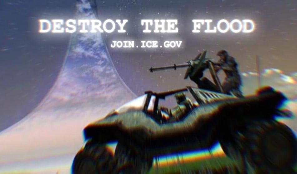 US government says it’ll keep making video game memes, as Halo co-creator says ICE ad makes him ‘sick’