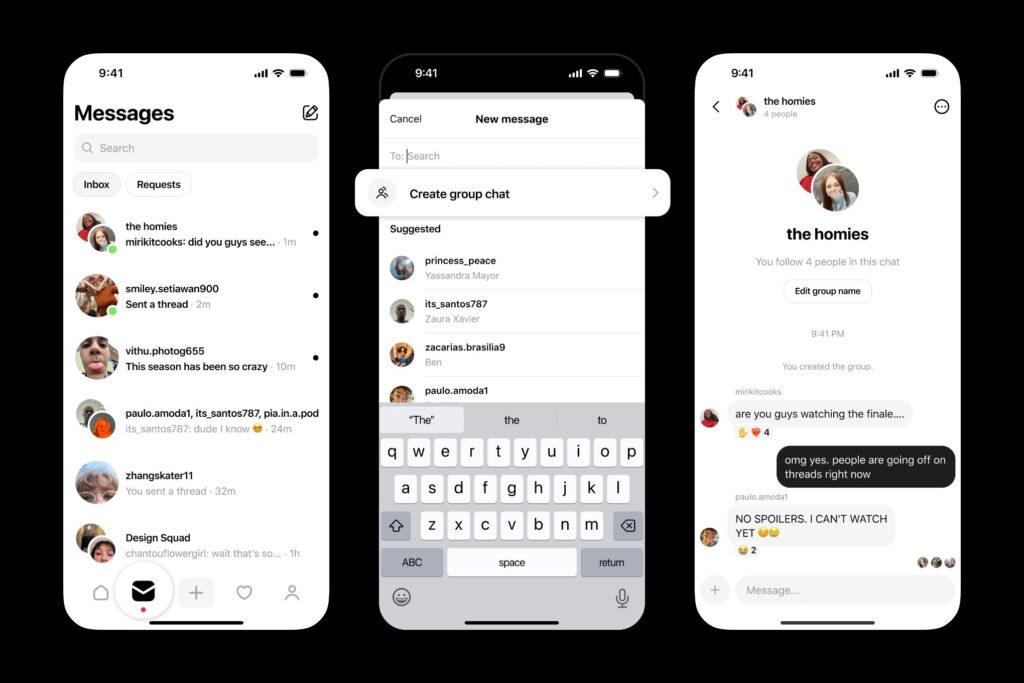 Threads now has group chats
