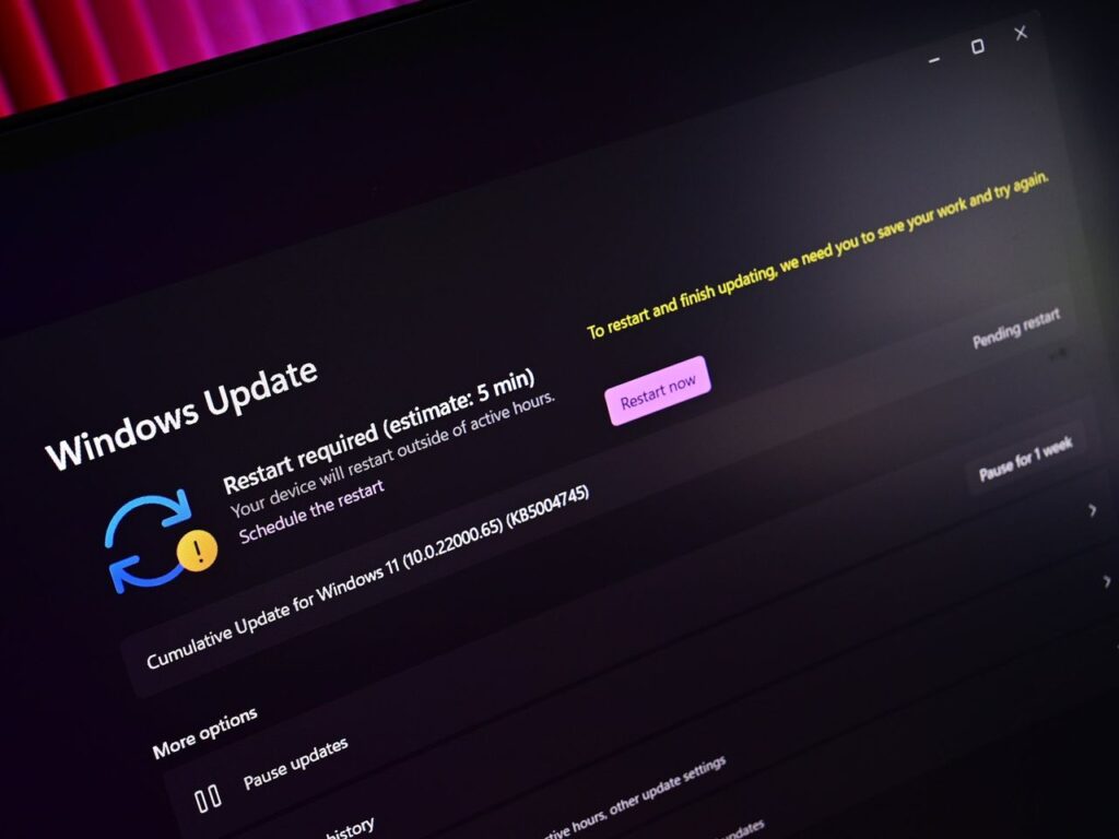 Microsoft is finally fixing Windows 11’s unreliable ‘update and shut down’ option when you have an update pending