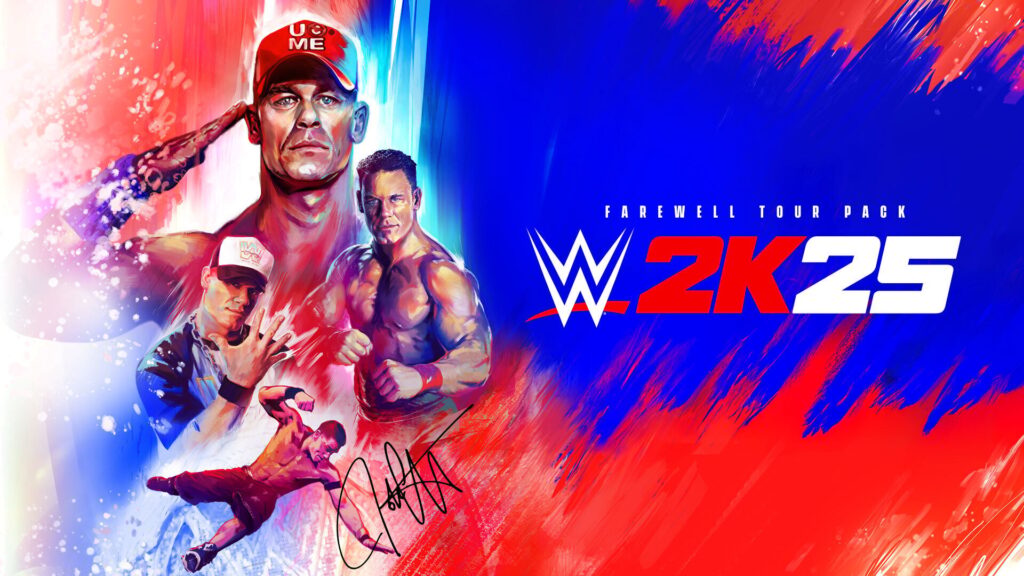 WWE 2K25 gets John Cena themed Farewell Tour DLC today, which also adds Brock Lesnar