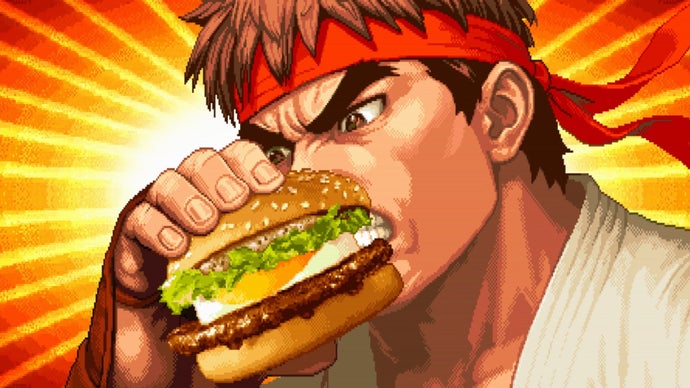 If you’ve always wanted to see Street Fighter characters decked out in McDonald’s-inspired skins, today’s your lucky day