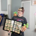 She’s collecting every Pokémon hole card, and no one can stop her