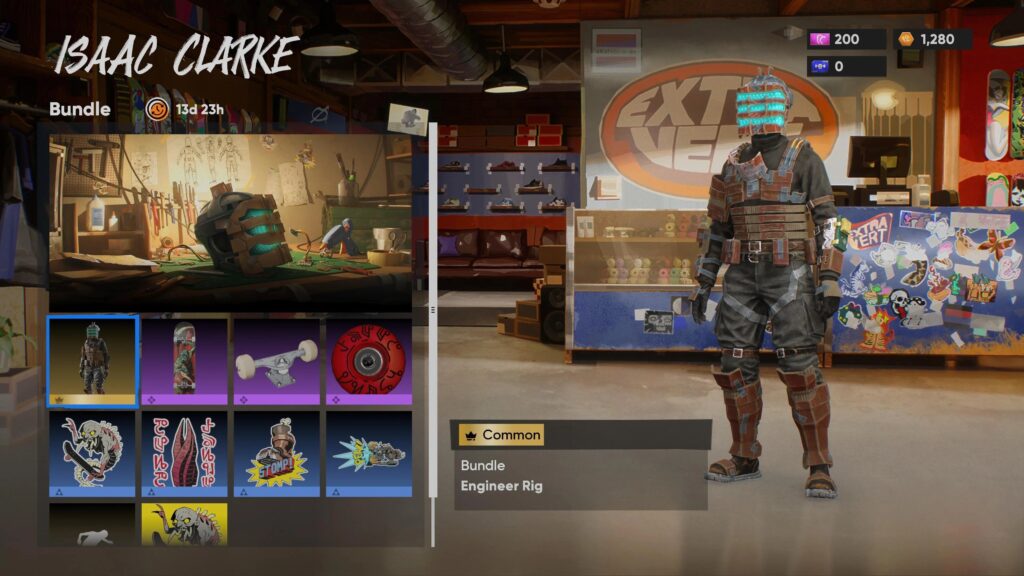 Dead Space Fans Blast Cardboard Isaac Clarke’s ‘Absurd’ $35 Pricetag in Free-to-Play Skate