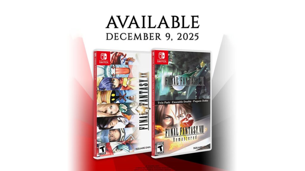 Final Fantasy VII, Final Fantasy VIII Remastered, and Final Fantasy IX are getting physical editions on Switch