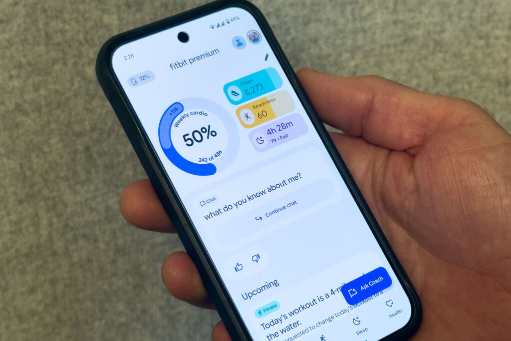 Fitbit’s overhauled app and AI health coach arrive tomorrow