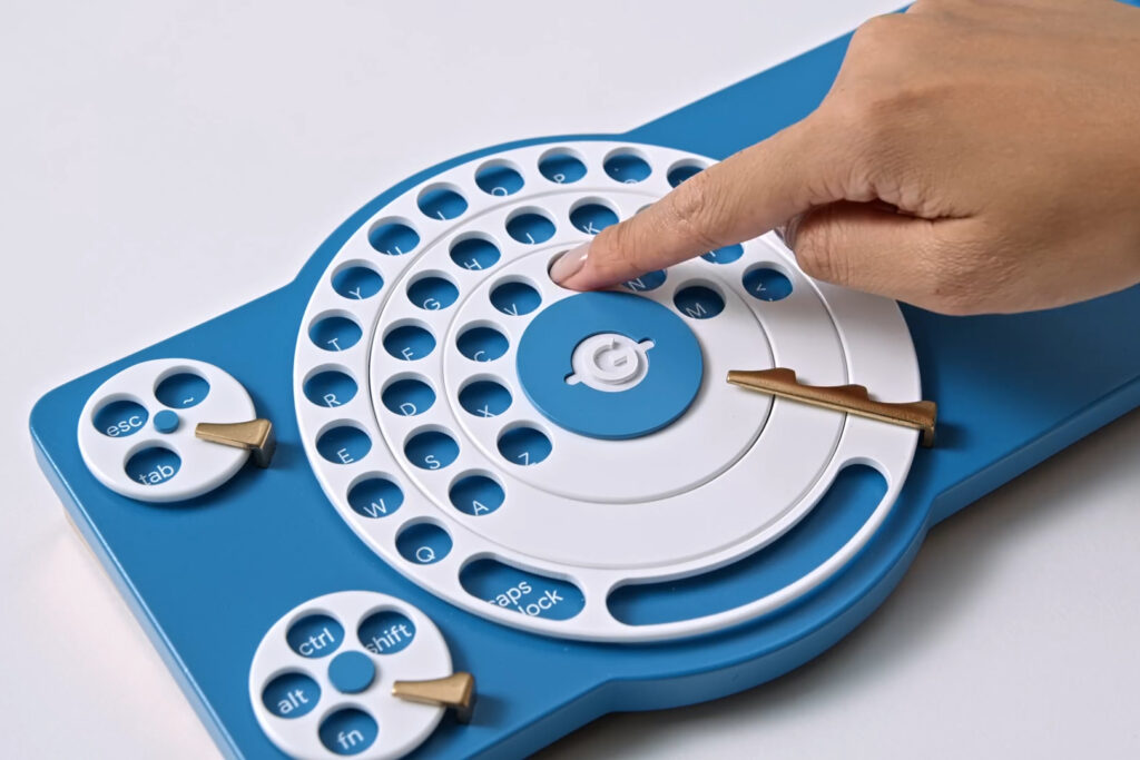 Google Japan’s concept keyboard is inspired by rotary phones