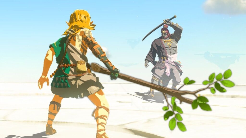 Tears of the Kingdom fan spends 37 hours beating game with a single stick