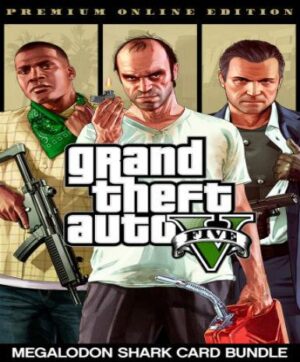 Grand Theft Auto V GTA 5 - Premium Online Edition & Megalodon Shark Card Bundle - Image 2