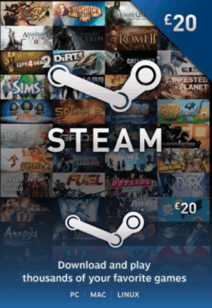 Steam Gift Card 20 GBP (UK) - Image 2