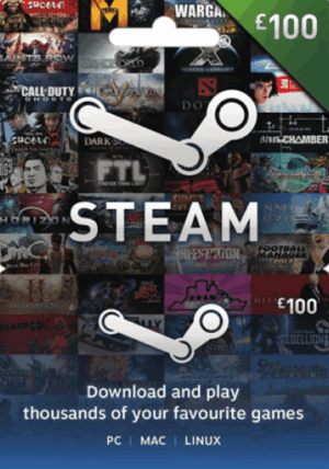 Steam Gift Card 100 GBP (United Kingdom) - Image 2