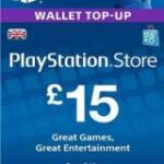 Playstation Network Card (PSN) 15 GBP (UK)