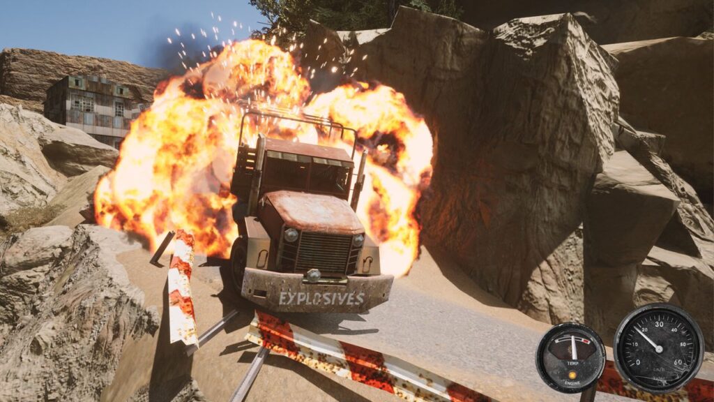 Drive a truck filled with explosives across horrible terrain in this gnarly mix of Snowrunner and Baby Steps—inspired by one of Hollywood’s most misunderstood films