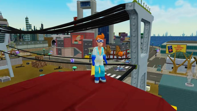 The Simpsons: Hit & Run modders have made their own Futurama total conversion, with future and ramas