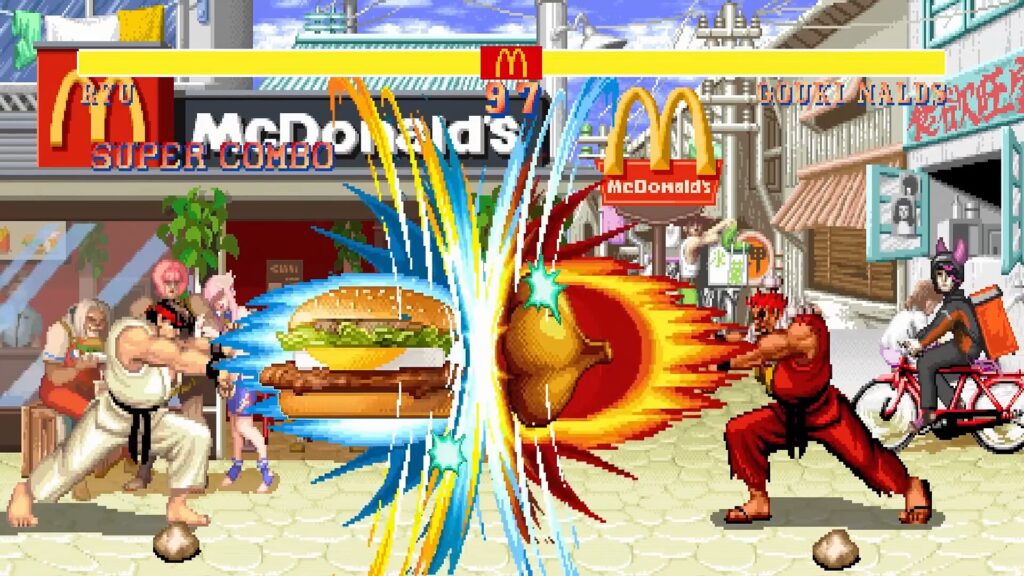 McDonald’s Japan is selling Street Fighter themed burgers